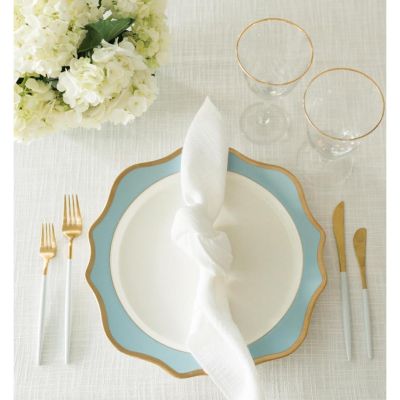 Image two of Mozzafiato Azure Blue Charger 13"